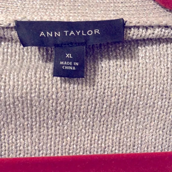 Ann Taylor Silver Cardigan - Picture 4 of 4